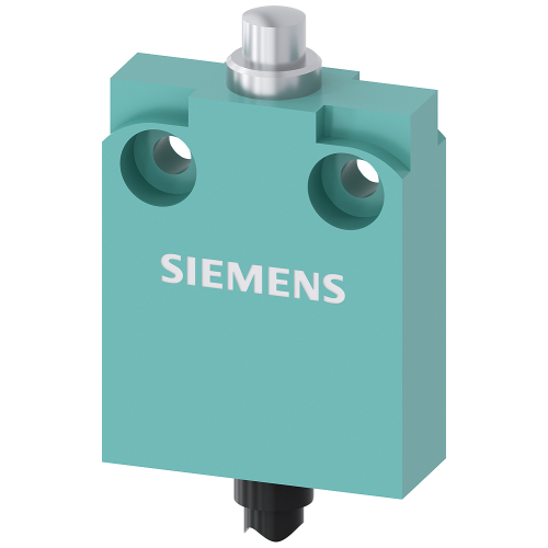 Metal plunger, 2m moulded cable (5x0.75mm2), with bottom cable exit - 1NO+1NC snap-action contact, 10A (AC15)