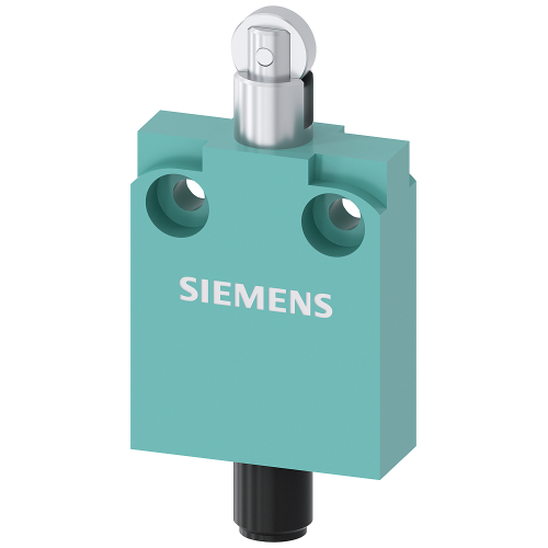 Plunger with roller, M12 plug connector on bottom of enclosure - 1NO+1NC snap-action contact, 10A (AC15)