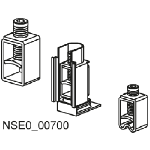 Accessory for VL400, box terminals comprising 4 box terminals 4-pole