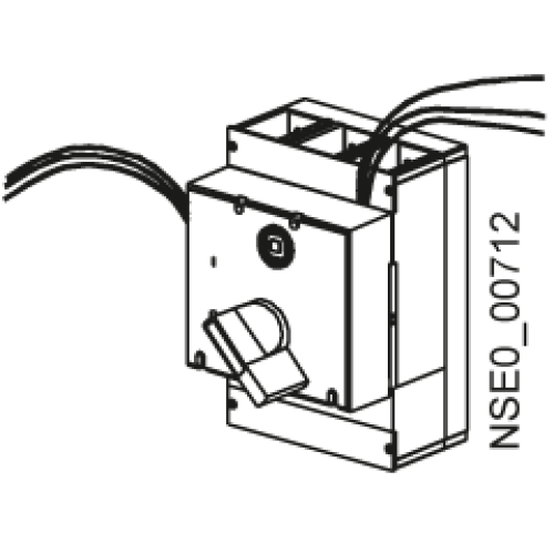 accessory for VL160X, VL160, VL250, assembly kit, leading auxiliary switch 1 CO, from on to off 1.5m
