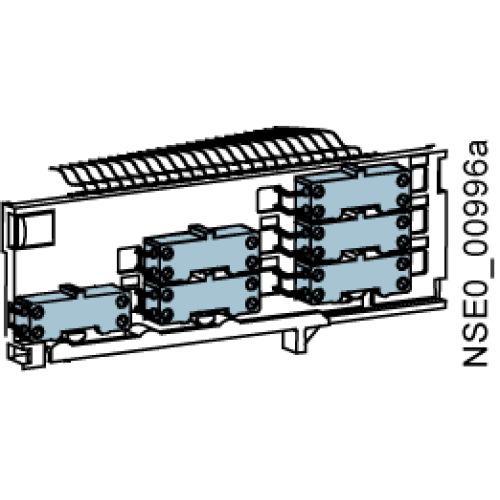 accessories circuit breaker 3WL position signal switch f. guide frame, 1st block 3 micro-switches