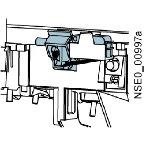 accessories circuit breaker 3WL electr. on-pushbut. In op.panel with sealing cape Incl. connection c