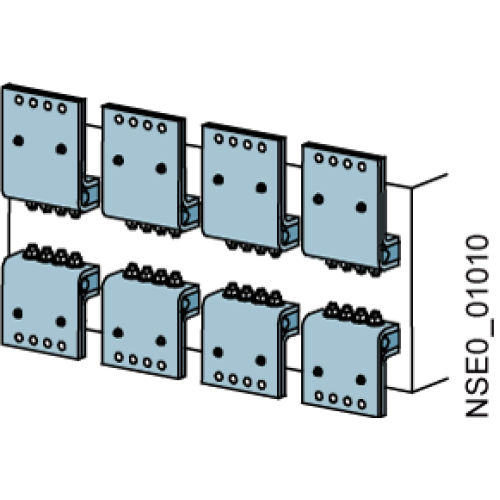 accessories circuit breaker 3WL maine conductor conn. 1 piece fixed-mounted circ.br. size I front co