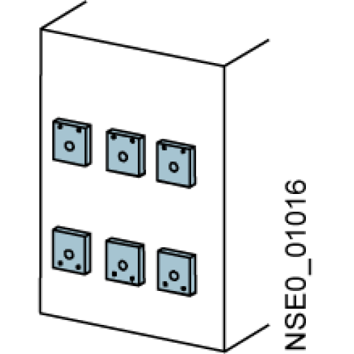 accessories circuit breaker 3WL maine conductor conn. 1 piece withdraw. circ. breaker sz ii connecti