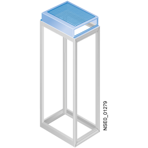 SIVACON, roof, for busbar mounting, IP20, W: 900 mm, D: 530 mm, RAL 7032