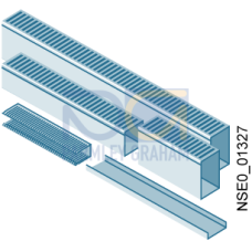 SIVACON, cable channel, L: 2000 mm, H: 50 mm, W: 50 mm