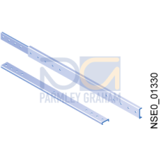 Telescopic rails D=600 consisting of 2 units