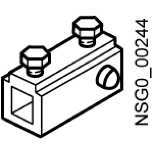 Reducer 8 mm/6 mm Spare part for Door-coupling rotary mechanism 8UC7 for extension shafts 6x 6 mm