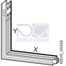 BD2C-1250-LV-X*/Y* KNEE FRONTSIDE X/Y 0,36M-1,25M 1250A