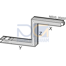 BD2C-1250-ZH-X*/Y*/Z* Z UNIT BACKSIDE X/Y 0,36M-0,60M , Z 0,26M-1,25M 1250A