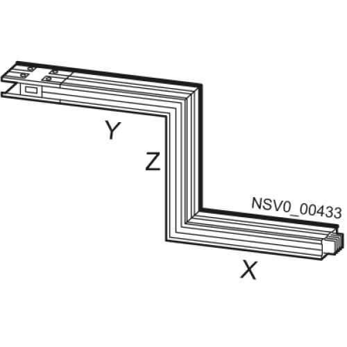 BD2C-1250-ZV-X*/Y*/Z* Z UNIT FRONTSIDE X/Y 0,36M-0,60 M, Z 0,26M-1,25M 1250A