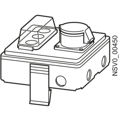 BD2-AK1/CEE165S14 TAP-OFF UNIT 16A / 3X1P D01+1X5 P.CEE