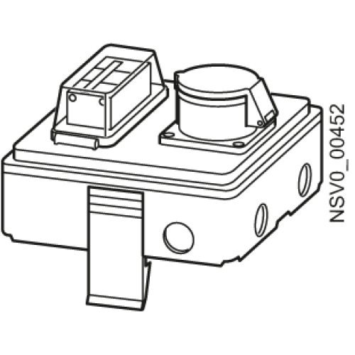 BD2-AK1/CEE165A163 TAP-OFF UNIT 16A / 1X3P MCB(C)+ 1X5P.CEE