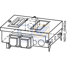BD2-AK2M2/2SD163CEE165A163 TAP-OFF UNIT 16A / 1X 3P. MCB(B )+1X5P.CEE 2X 1P.MCB(B)+2XSD