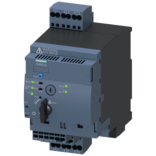 SIRIUS Compact load feeder Reversing starter for IO-Link 690 V 24 V DC 0.32...1.25 A IP20 Connection