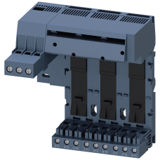 Infeed left Connection main circuit: screw terminal 3 slots for compact load feeders Connection term