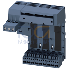 Infeed left Connection main circuit: input: Screw, Outgoing feeder: Spring 3 slots for compact load