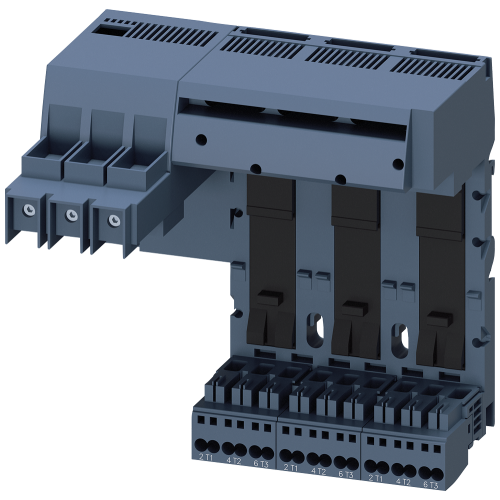 Infeed left Connection main circuit: input: Screw, Outgoing feeder: Spring 3 slots for compact load
