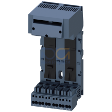 Twin extension block Connection main circuit: Spring-type terminal 2 slots for compact load feeders