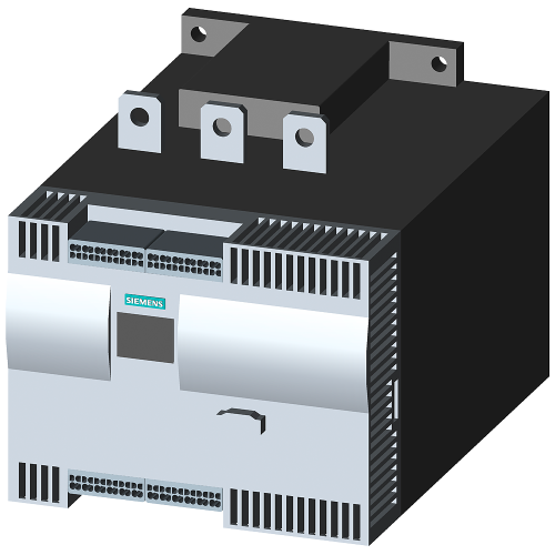 SIRIUS soft starter Values at 400 V, 40 &deg;C Standard: 356 A, 200kW Inside-delta: 617 A, 355kW 200-