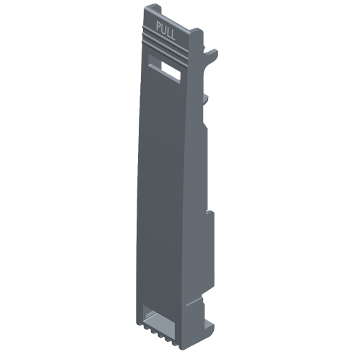SIMATIC S7-4100, cover 25 mm for covering the plugs of unused slots of an S7-4100 rack; for protection against electrostatic discharge (ESD); unuse...