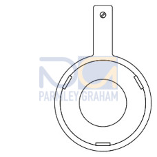 SITRANS F M Accessory MAG 1100 Grounding ring Type Flat ring, DN 80 (3"), EN 1092-1 PN 40, ANSI B16.5 Class 300, in tantalum, for all liners, 1 pc.