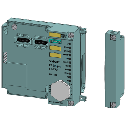 SIMATIC DP, IM154-8FX PN/DP CPU f. ET200 PRO, 1.5 MB work memory, Int. PROFINET interface, Int. PROF