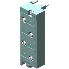 SIMATIC DP, Connection module for Digital electronic modules ET 200 PRO, 4xM12, plastic version