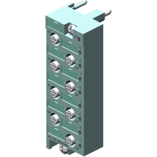 SIMATIC DP, Connection module for Digital electronic modules ET 200 PRO, 8x M12, plastic version
