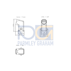 PROFIBUS ECOFAST Hybrid Plug angled (ECOFAST Cu); 2x Cu; 4 x 1.5 mm2 Cu male contact insert Hanbrid