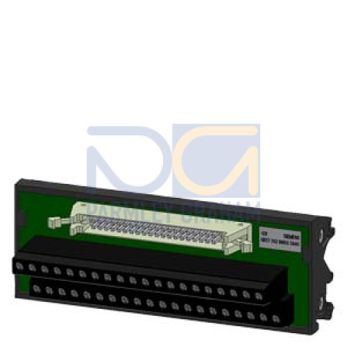 Terminal block with Screw terminals package qty. = 2 pcs. (sufficient For one module)