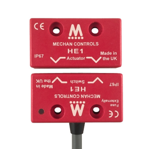 Plastic, Coded Magnetic, 2 Safety, 1 Auxiliary, 24VDC, LED Indication, 03 Metre Pre-wired Cable