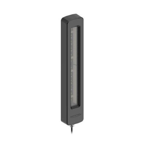 WLH60 High Temperature Light, Length: 640, Black E-Coated Aluminum, Voltage: 24 V dc, Environmental Rating: IP68g, IP69K, Color: White, Window: Glass, 9 m (30 ft) Integral Cable, Side exit