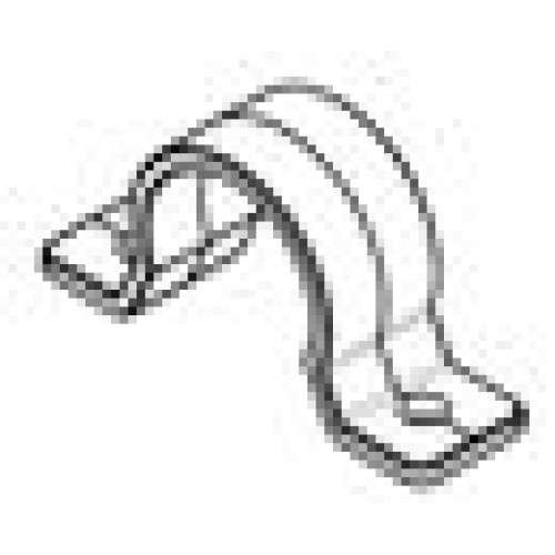 End Clamp, Set of Two Brackets, Clear Polycarbonate (Included with light)