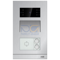 Mini video outdoor station, 2 pushbuttons, with ID card reader,Aluminum alloy, surface-mounted installation