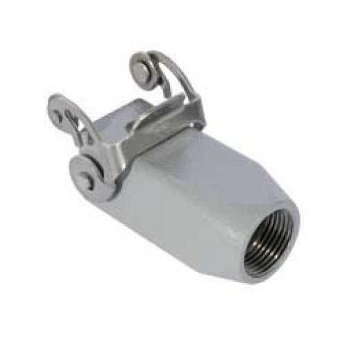 Hood metal with stainless steel lever t/entry M20