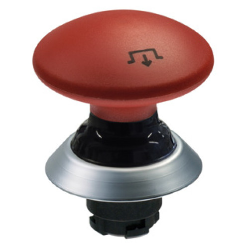 Pushbutton, IP69K Rated, Emergency Stop , Black Seal, Red - NDRZ50GR/RT