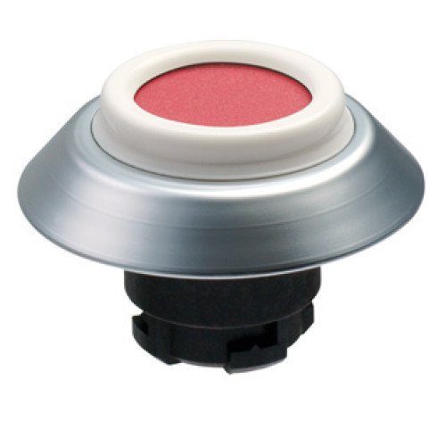 Pushbutton, IP69K Rated, Non Illuminated, White Seal, Red - NDTRT