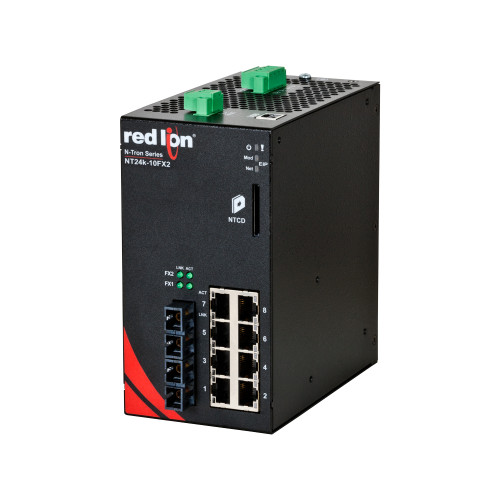 NT24k&reg;-10FX2 Managed Gigabit Ethernet Switch, SC 2km PTP Enabled