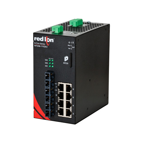 NT24k&reg;-11GXE3 Managed Gigabit Ethernet Switch, SC 10km