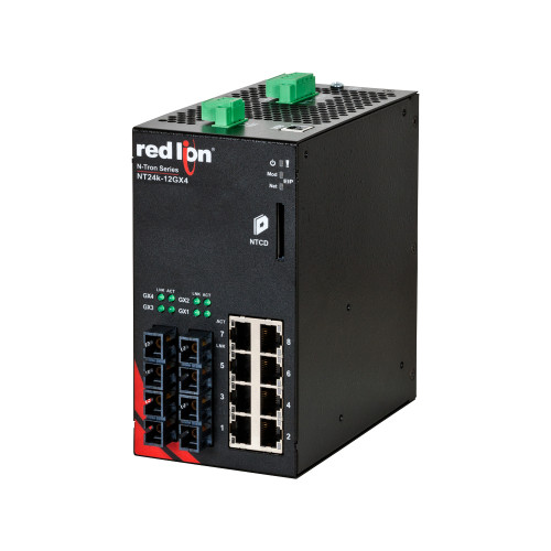 NT24k&reg;-12GX4 Managed Gigabit Ethernet Switch, SC PTP Enabled