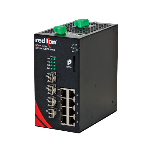 NT24k&reg;-12SFP Managed Gigabit Ethernet Switch, DM4 SFPkm