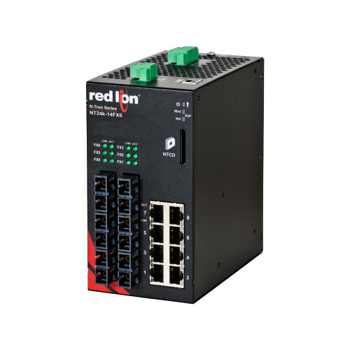 NT24k&reg;-14FXE6 Managed Gigabit Ethernet Switch, SC 80km