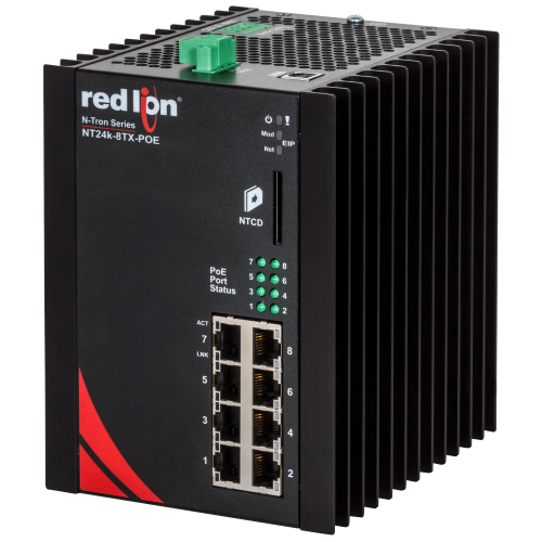NT24k-8TX-POE Gigabit PoE+ Managed Ethernet Switch