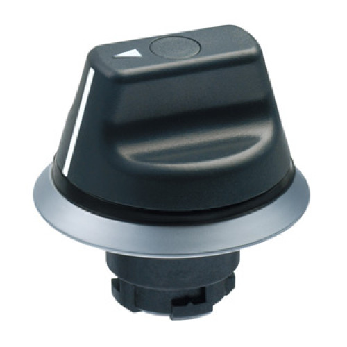 Selector Switch - IP69K Rated, 3 Position Maintained, Grey, short knob - NWS32