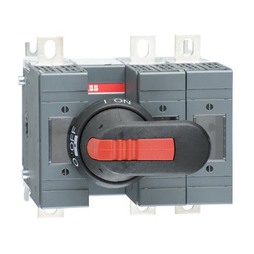 Switch Fuses,Front Operated,3-pole,12 (Between the Poles),DIN,000,00,Handle and shaft included,