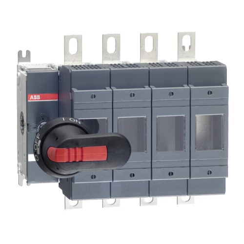 Switch Fuses,Front Operated,4-pole,04 (Left Side),British Standard,B1-B2,Handle and shaft included,Switched - With Solid Link