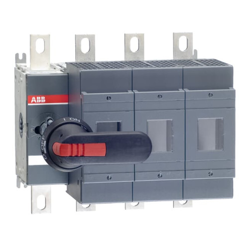 Switch Fuses,Front Operated,4-pole,03 (Left Side),British Standard,B1-B4,Handle and shaft included,Detachable Neutral Link Integrated Into the Mechanism