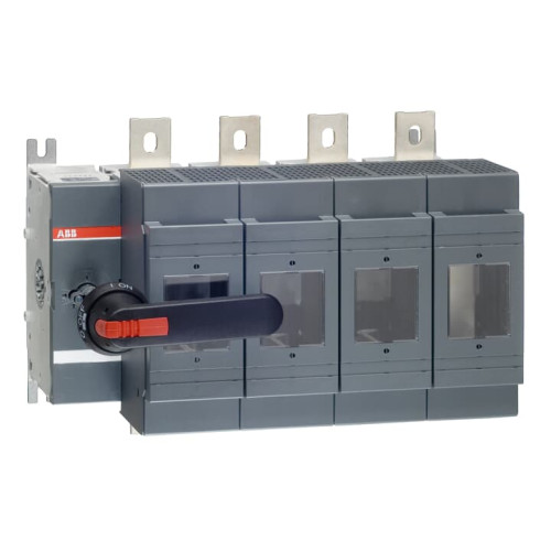 Switch Fuses,Front Operated,4-pole,04 (Left Side),DIN,3,Handle and shaft included,Switched - With Solid Link