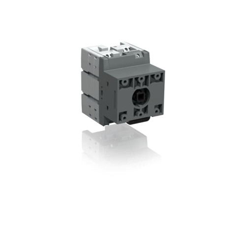 OTDC25FT3 DC Switch-disconnector, Terminal bolt kit included, Handle and shaft need to be ordered separately, Door mounting, IEC 1000 VDC 25 A single circuit